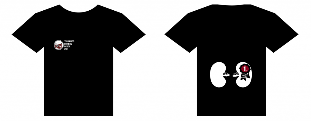 Camiseta 2 riñones a 2 caras